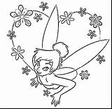 Tinkerbell Printable Kids Tinker Bell Getdrawings Getcolorings Princesas Library sketch template