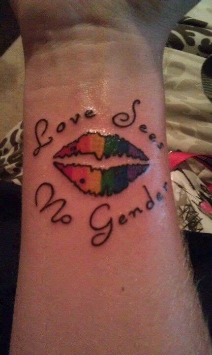pin by hope klingensmith on lesbian tattoo s rainbow