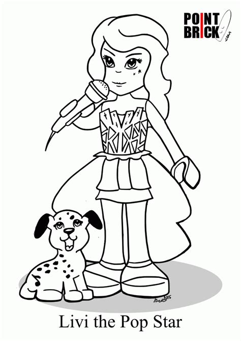 lego friends coloring pages coloring home
