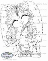 Besties Digi Img913 Stamp Instant Dolls sketch template