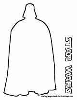 Vader Darth Coloring Pages Print Wars Star Cartoon Popular sketch template