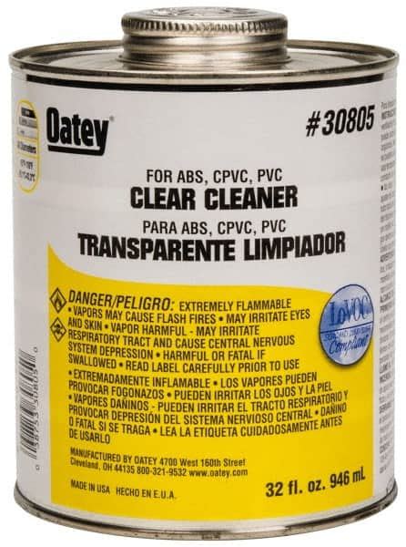 oz  purpose cleaner clear   abs pvc cpvc