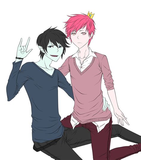 Marshall Lee X Prince Gumball Coloring Pt 1 By