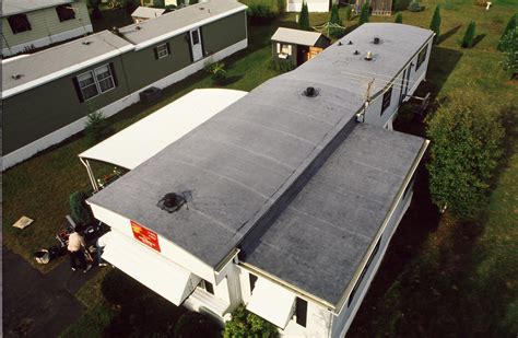 rubber roof solves mobile home leak woes volume  issue  ropac roofing