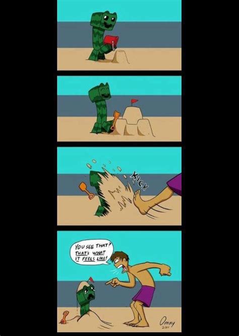 Creeper Minecraft Geek Games Funny Pictures