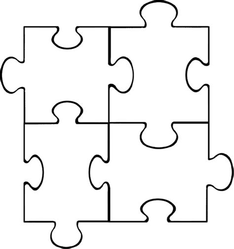 images  printable puzzle pieces blank puzzle piece