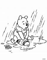 Pooh Winnie Coloring Pages Rainy Cloudy Drawing Da Printable Geocities Ws Color Christmas Classic Print Disney Colorare Online Bear Rain sketch template