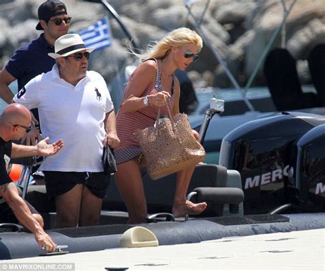 victoria silvstedt continues to showcase svelte physique in mykonos