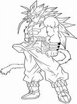 Goku Ssj5 Saiyan Coloriage Pintar Lineart Pelautscom Coloriages Coloringhome Coloringme sketch template