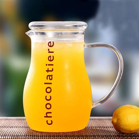 china glass drink jug glass juice jug coffee tea jug glass beverage jug
