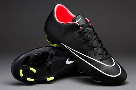 nike mercurial victory  fg firm ground mens rugby boots black black hyper punch white