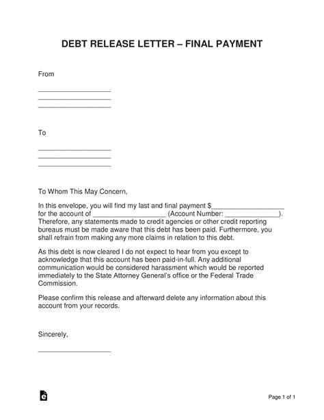 final pay letter  employee template  sample letters