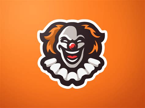 clown mascot logo  koen  dribbble