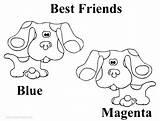 Clues Coloring Pages Blues Friends Xcolorings Noncommercial Individual Print Only Use sketch template