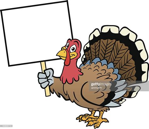 Turkey Holding Sign Vector Art Getty Images