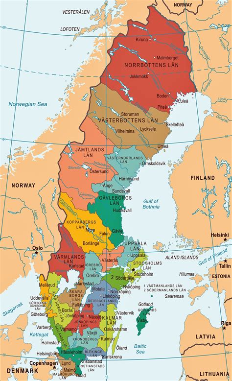 desarrollo de equipaje  escala nacional ciudades de suecia mapa