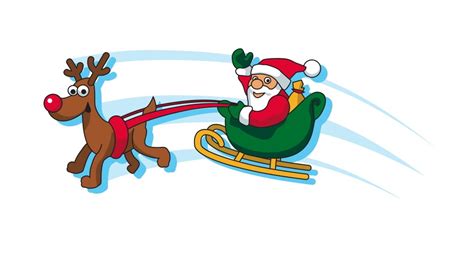 santa  sleigh clipart  getdrawings