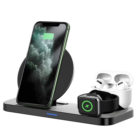 foldable    wireless charging station black  mighty ape nz