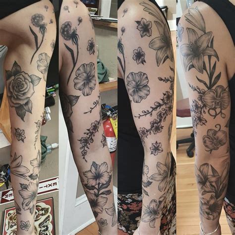 artistically express   full sleeve tattoo ideas