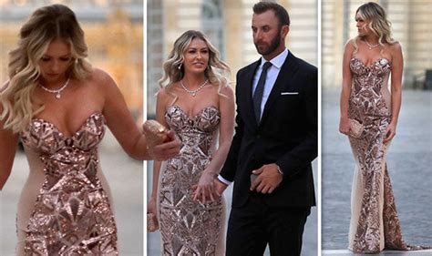 dustin johnson wife amazing pictures of fiancee paulina gretzky ahead of ryder cup 2018