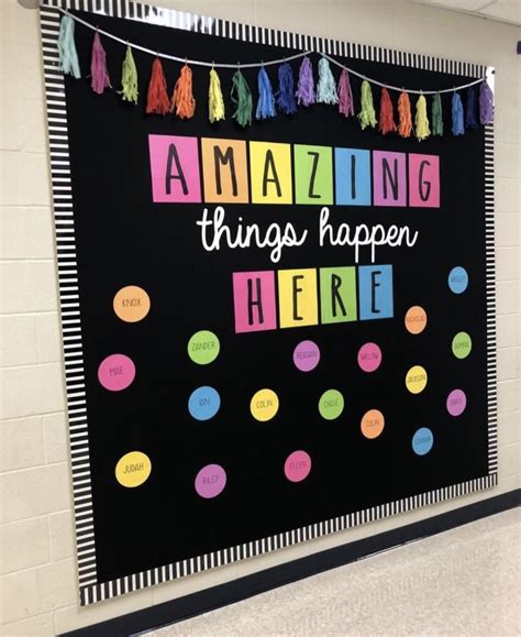 Teachers School Bulletin Board Cutouts Diy Kit Amazing Things Happen