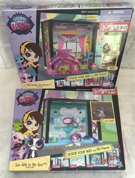 sets littlest pet shop petacular fun room design    ahh