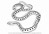 Snake Garter Draw Drawing Common Step Reptiles Getdrawings Simple Learn Tutorials Drawingtutorials101 sketch template