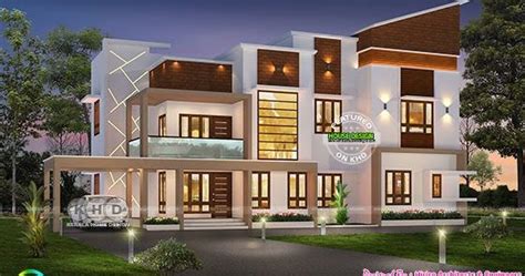 modern style  bhk  sq ft house kerala home design  floor plans  houses