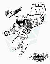 Coloring Power Ranger Pages Red Rangers Printable Popular Book sketch template