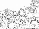 Zombies Vs Plants Coloring Pages Printable sketch template