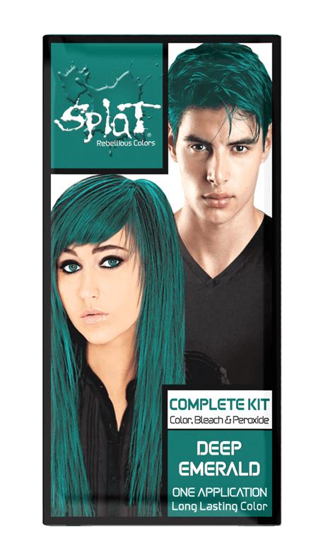 splat original complete kit semi permanent hair dye with bleach deep