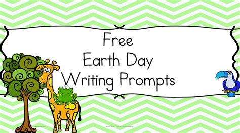 earth day writing prompts learning  write  fun cute writing paper