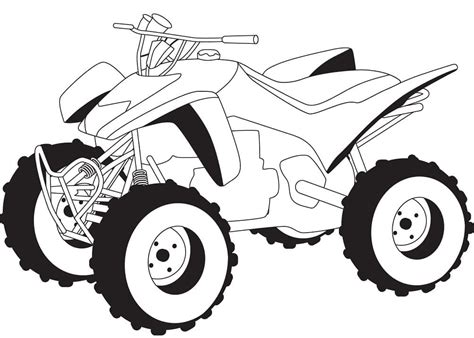 road quad bike coloring page  printable coloring pages  kids