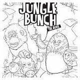 Jungle Bunch Coloring Movies sketch template