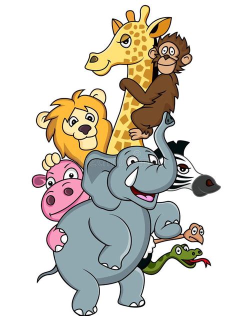 funny animal cartoon stock illustration illustration  chimp
