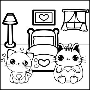coloring pages home interior design
