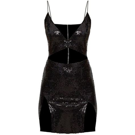 Rose Gold Strappy Plunge Extreme Split Sequin Bodycon Dress €40 Liked