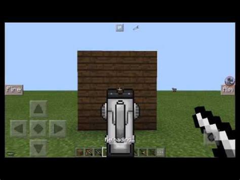 minecraft pe mod review realistic guns  mcpe dl youtube