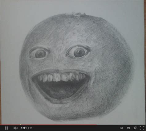 annoying orange speed drawing  cutearttart  deviantart