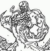Coloring Venom Toxin Coloringhome Chibi Avengers Colorear Colorare sketch template