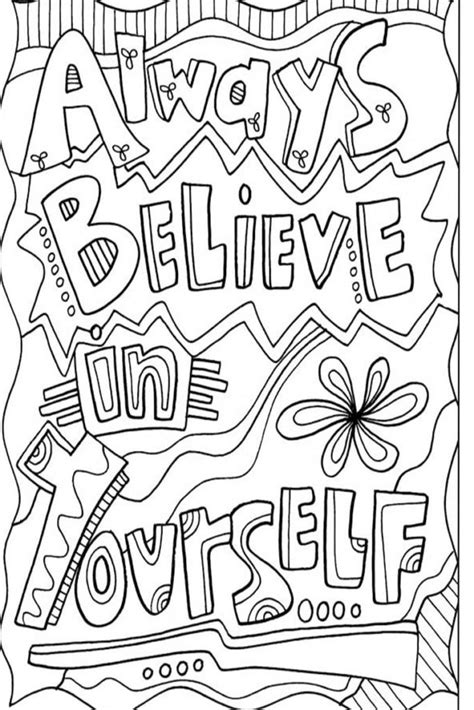 positive quotes coloring pages    coloring pages