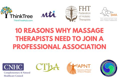 10 Reasons Why Massage Therapists Need To Join A Professional Associat
