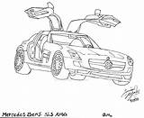 Mercedes Amg Benz Sls Drawing Lineart Canis Simensis Getdrawings Deviantart sketch template