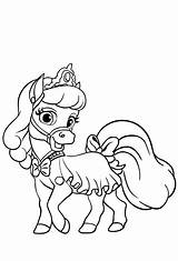 Coloring Palace Pets Cinderella Drawing Pony Bibbidy Print sketch template