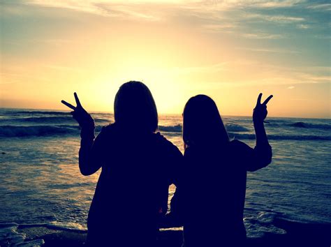 beautiful sunsetbest friend pic  sunset  pretty  friend pictures