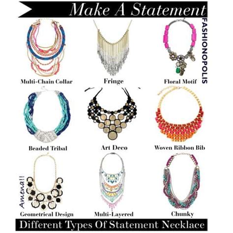 statement necklace  quick guide    types    wear