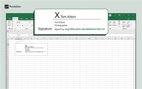 ways  create electronic signatures  excel