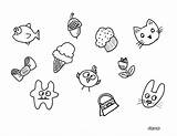 Doodles Cute Kawaii Draw Things Drawing Revisited sketch template