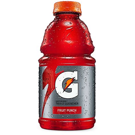 gatorade fruit punch thirst quencher sports drink  oz bottle