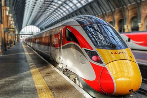 lner rolls   azuma train  london leeds route